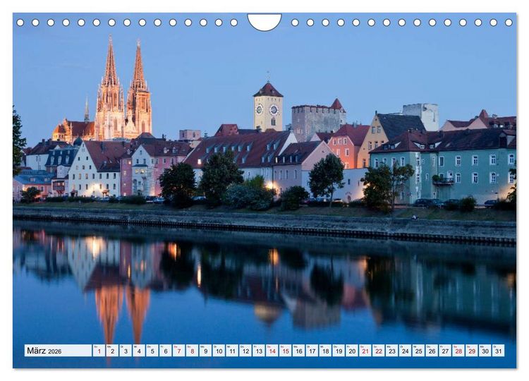 Produktbild: Deutschlands sch&ouml;nste Altst&auml;dte (Wandkalender 2026 DIN A4 quer), CALVENDO Monatskalender