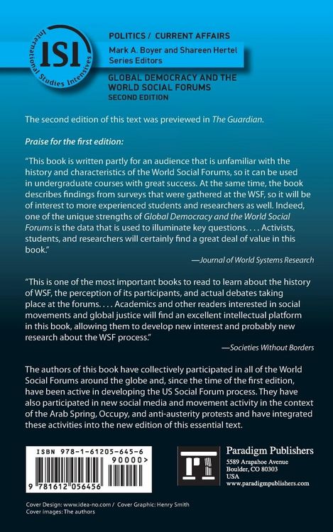Produktbild: Global Democracy and the World Social Forums