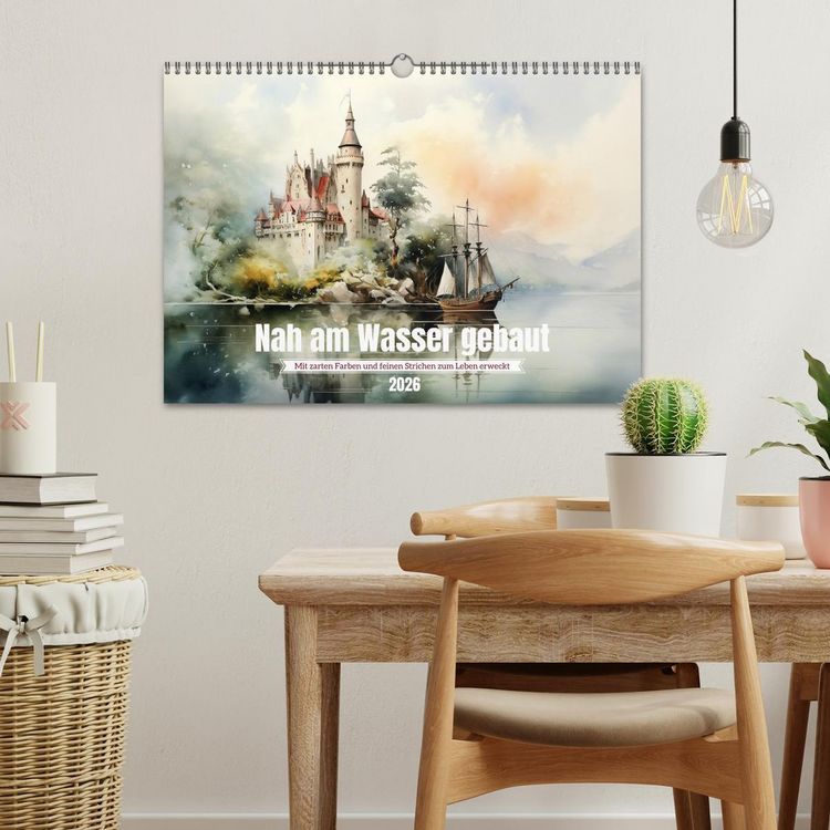 Produktbild: Nah am Wasser gebaut (Wandkalender 2026 DIN A3 quer), CALVENDO Monatskalender