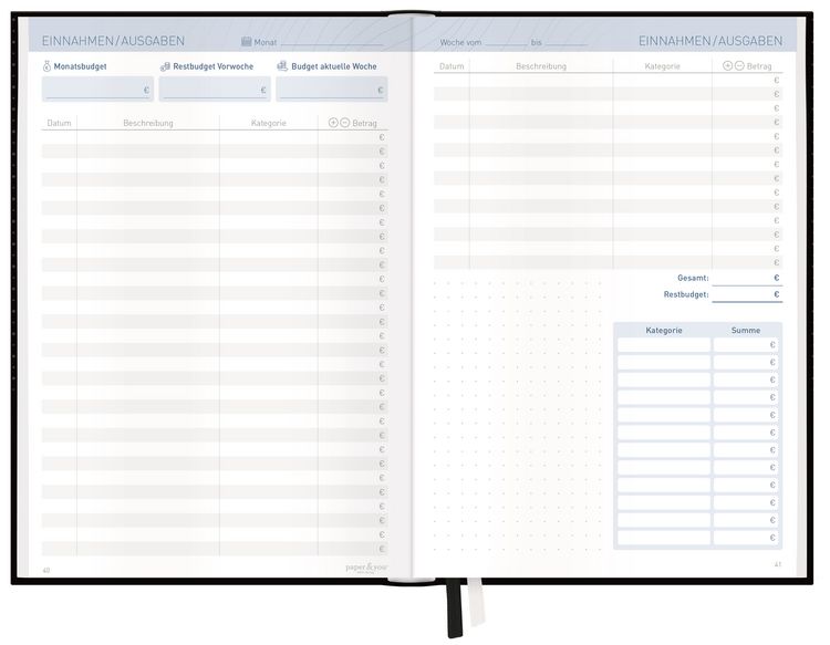 Produktbild: Finanzplaner A5+