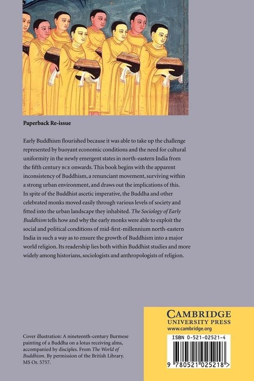 Produktbild: The Sociology of Early Buddhism