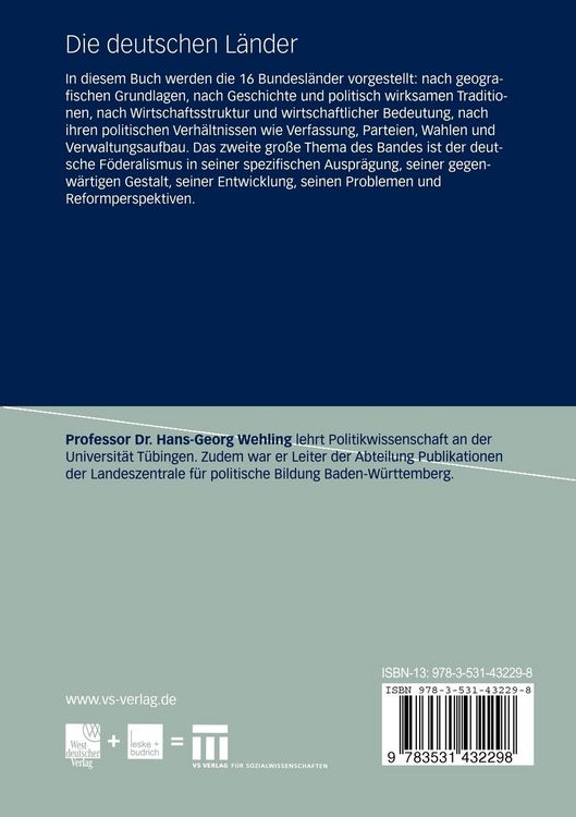 Produktbild: Die deutschen L&auml;nder
