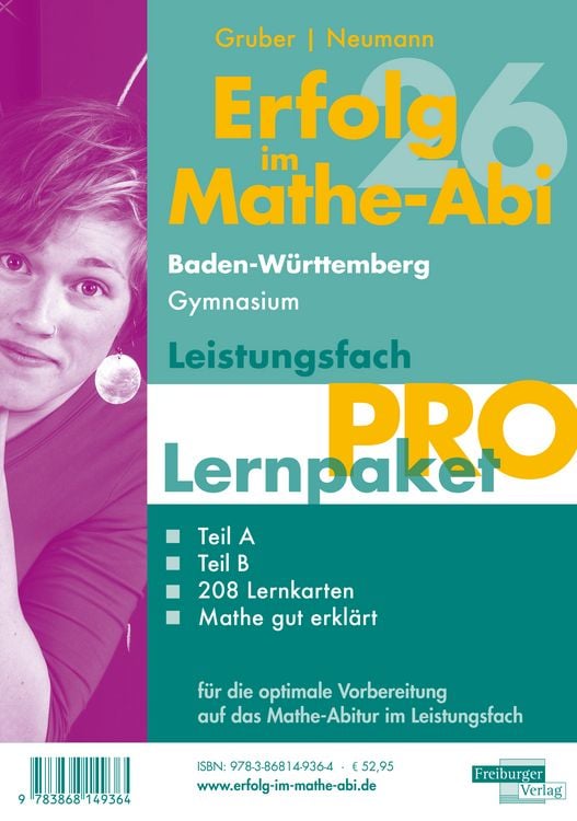 Produktbild: Erfolg im Mathe-Abi 2026 Lernpaket Leistungsfach 'Pro' Baden-W&uuml;rttemberg Gymnasium