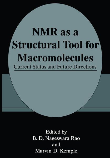 Produktbild: NMR as a Structural Tool for Macromolecules
