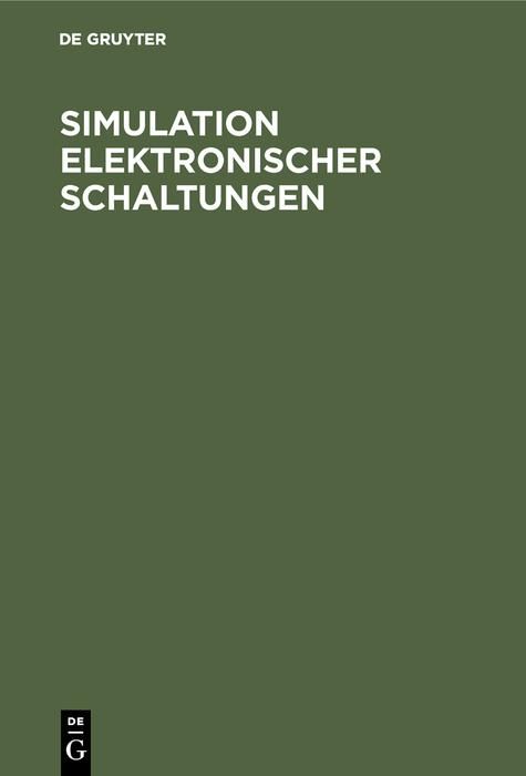 Produktbild: Simulation elektronischer Schaltungen