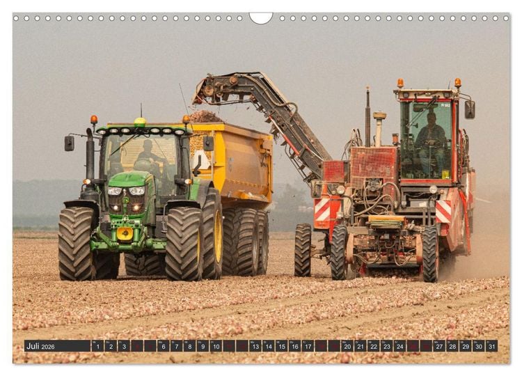 Produktbild: Landtechnik im Einsatz (Wandkalender 2026 DIN A3 quer), CALVENDO Monatskalender