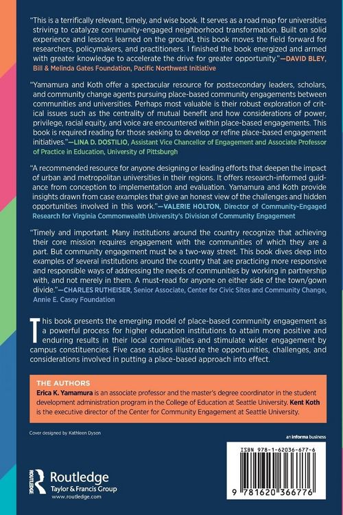 Produktbild: Place-Based Community Engagement in Higher Education