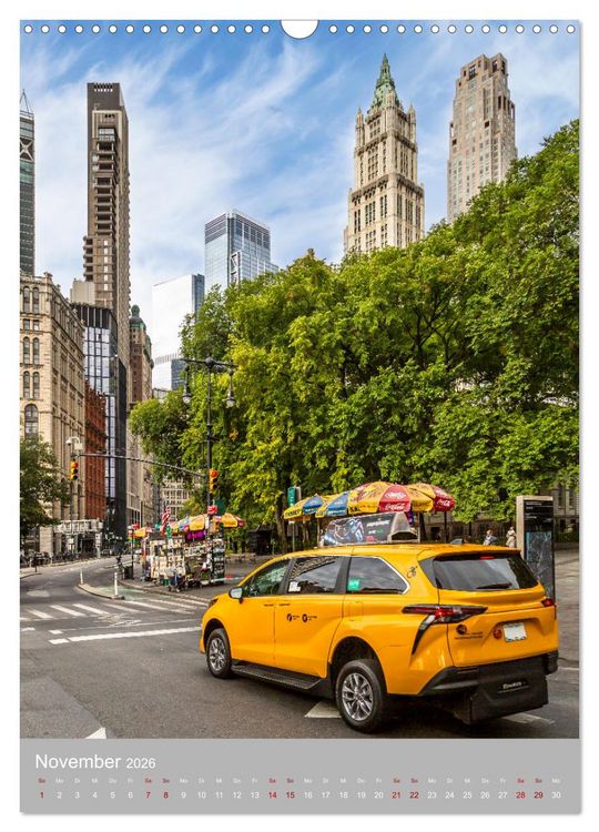 Produktbild: NEW YORK CITY Architektur und Atmosph&auml;re (Wandkalender 2026 DIN A3 hoch), CALVENDO Monatskalender
