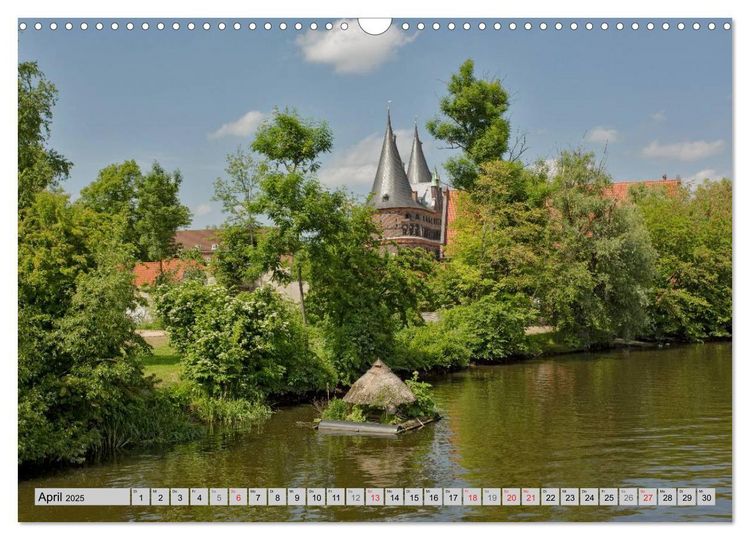 Produktbild: Hansestadt L&uuml;beck (Wandkalender 2025 DIN A3 quer), CALVENDO Monatskalender