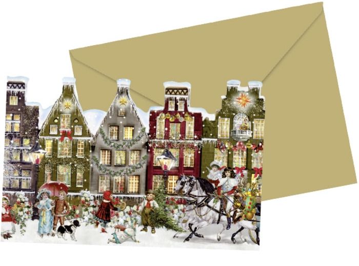 Produktbild: Mini-Adventskalender-Sortiment - Nostalgische Leporello-Karten
