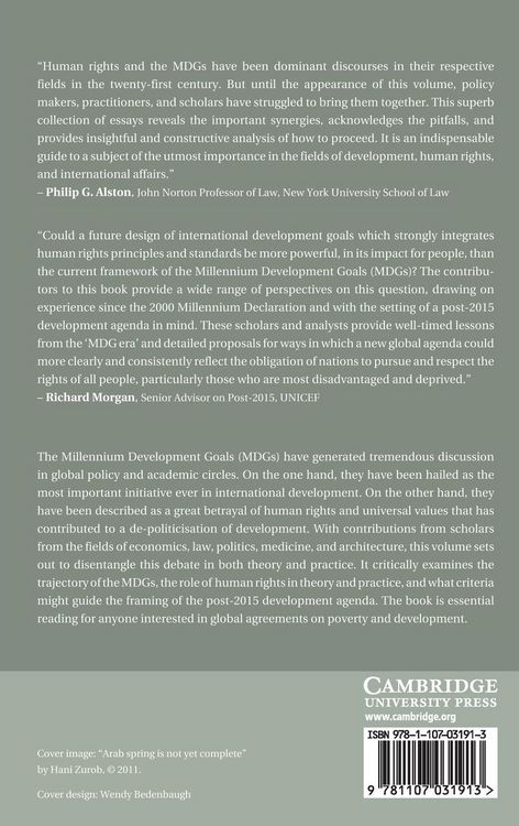 Produktbild: The Millennium Development Goals and Human Rights