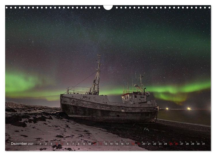 Produktbild: Aurora Borealis - Lichter des Nordens (Wandkalender 2027 DIN A3 quer), CALVENDO Monatskalender