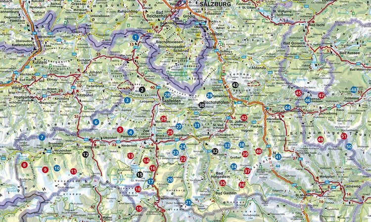 Produktbild: ROTHER Wanderbuch Alm- und H&uuml;ttenwanderungen Salzburger Land