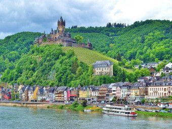 Produktbild: CALVENDO Puzzle Burg Cochem an der Mosel | 1000 Teile Lege-Gr&ouml;&szlig;e 64x48cm Foto-Puzzle f&uuml;r gl&uuml;ckliche Stunden