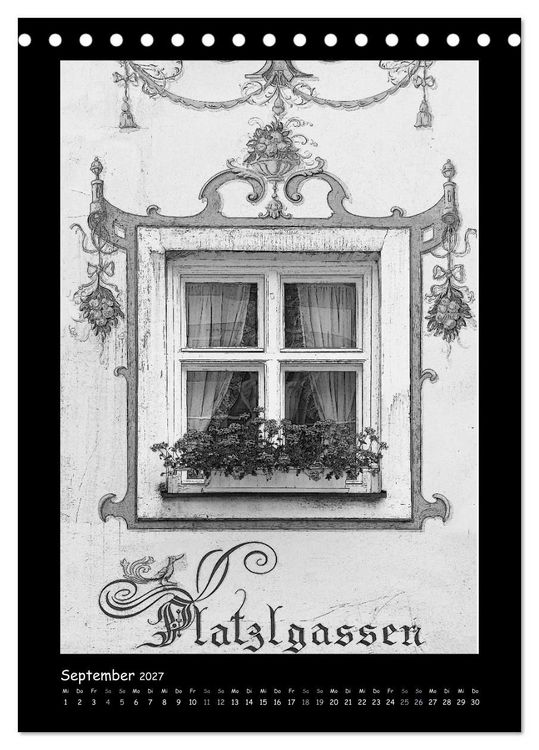 Produktbild: Liebenswertes M&uuml;nchen 2027 - Stilisierte Fotografien in schwarzwei&szlig; (Tischkalender 2027 DIN A5 hoch), CALVENDO Monatskalender