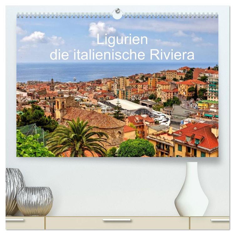 Produktbild: Ligurien - die italienische Riviera (hochwertiger Premium Wandkalender 2026 DIN A2 quer), Kunstdruck in Hochglanz