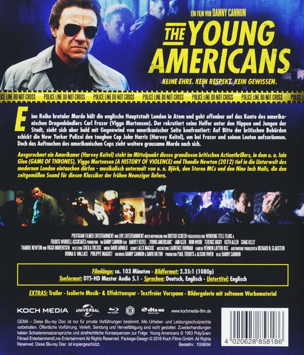 Produktbild: The Young Americans - Keine Ehre. Kein Respekt. Kein Gewissen.