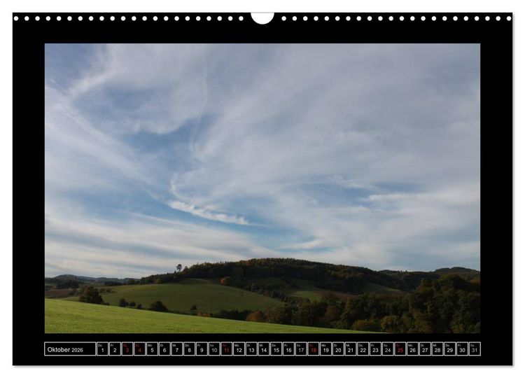 Produktbild: Odenwald - Landschaft sehen (Wandkalender 2026 DIN A3 quer), CALVENDO Monatskalender
