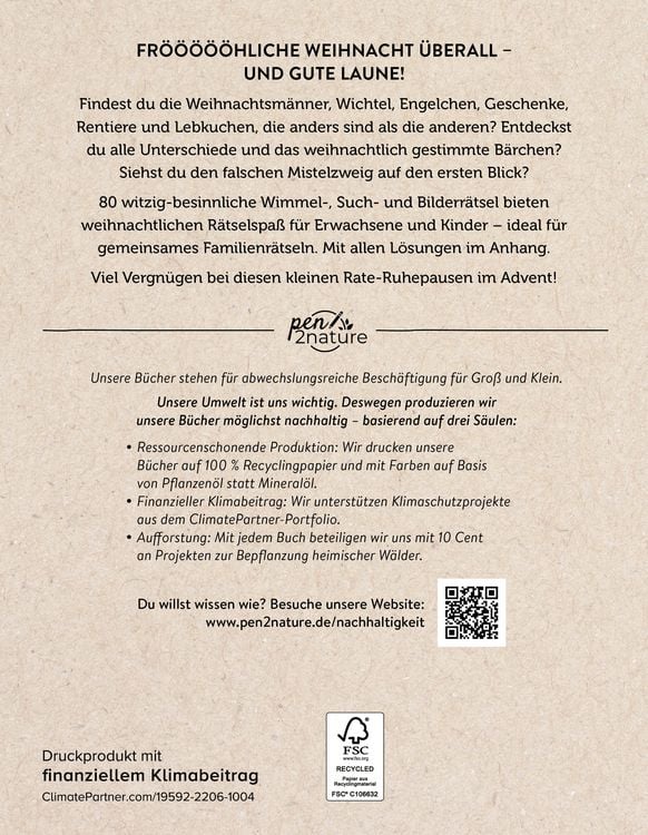 Produktbild: Suchr&auml;tsel Weihnachten I Finde das, was anders ist!