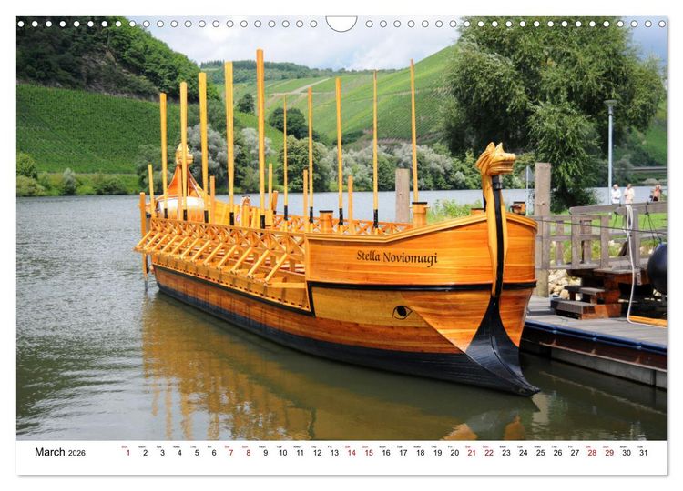 Produktbild: The Moselle valley - Along the Moselle river from Trier to Koblenz (Wall Calendar 2026 DIN A3 landscape), CALVENDO 12 Month Wall Calendar