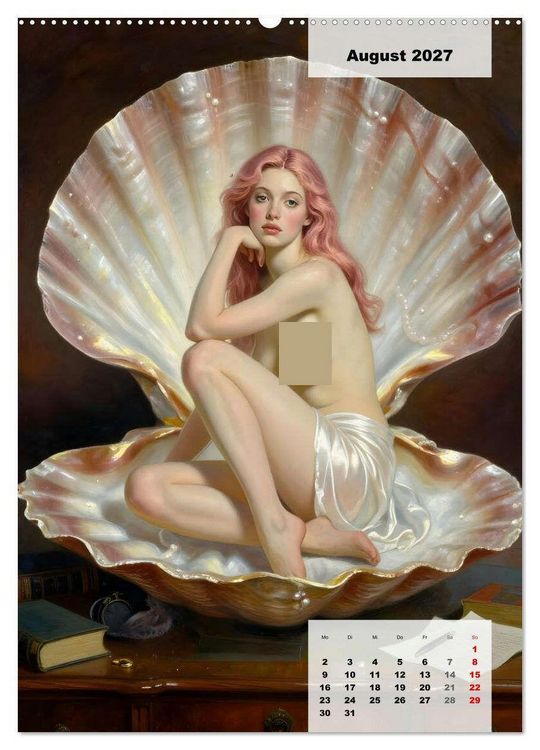 Produktbild: Entbl&ouml;&szlig;te Epochen &ndash; Surrealismus (hochwertiger Premium Wandkalender 2027 DIN A2 hoch), Kunstdruck in Hochglanz