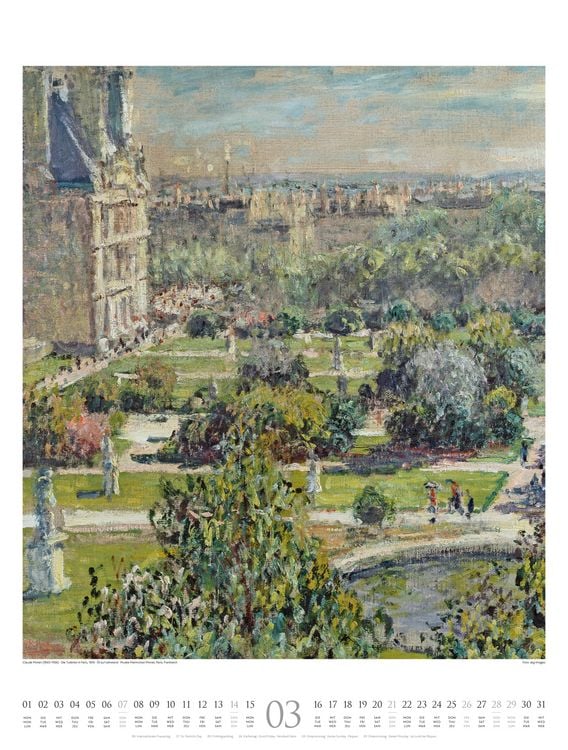 Produktbild: Claude Monet Kalender 2027 | Farbe und Licht