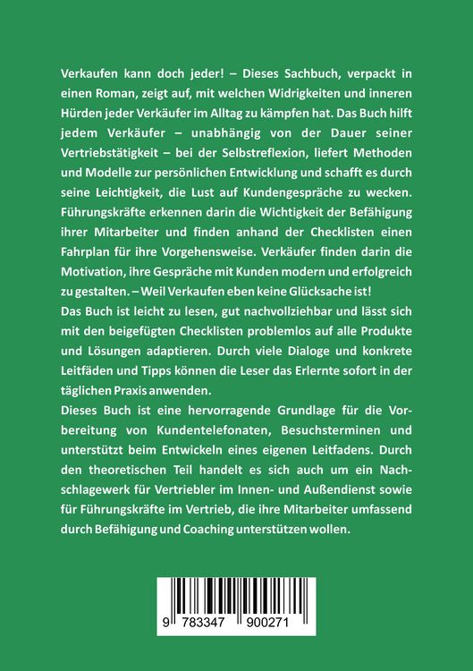 Produktbild: Weil Vertrieb keine Gl&uuml;ckssache ist