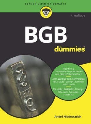 Produktbild: BGB f&uuml;r Dummies