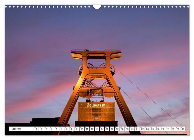 Produktbild: Blaue Stunde in Nordrhein-Westfalen (Wandkalender 2026 DIN A3 quer), CALVENDO Monatskalender