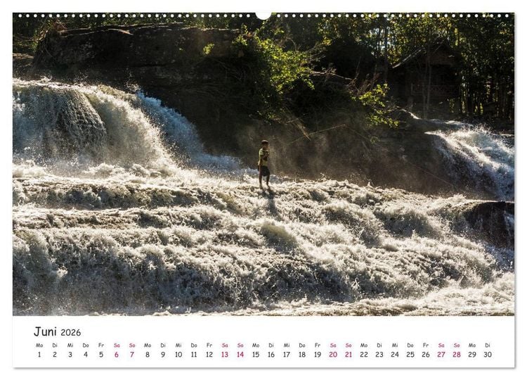 Produktbild: Laos - Im Herzen Indochinas (hochwertiger Premium Wandkalender 2026 DIN A2 quer), Kunstdruck in Hochglanz