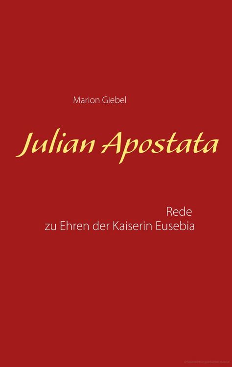 Produktbild: Julian Apostata
