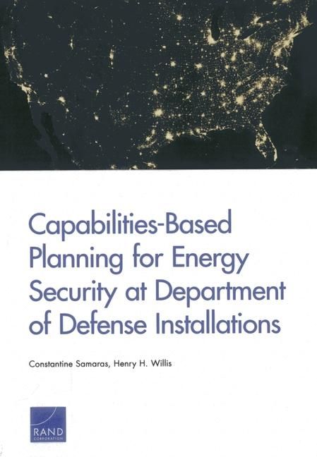 Produktbild: Capabilities-Based Planning for Energy Security at Department of Defense Installations