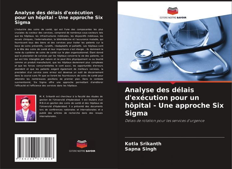 Produktbild: Analyse des d&eacute;lais d'ex&eacute;cution pour un h&ocirc;pital - Une approche Six Sigma
