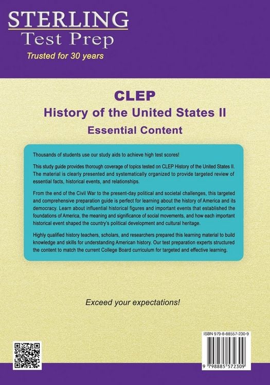 Produktbild: CLEP History of the United States II