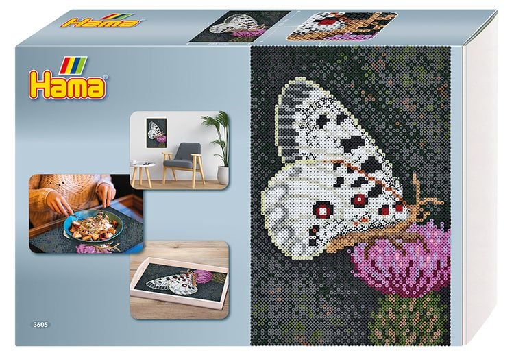 Bild vom Artikel Hama 3605 - Hama Art Geschenkbox Schmetterling mit ca. 10000 Midi-Bügelperlen, Stiftplatten und Zubehör vom Autor 