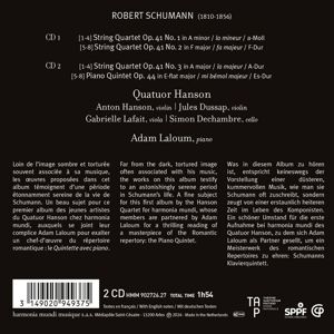 Produktbild: Schumann: String Quartets - Piano Quintet