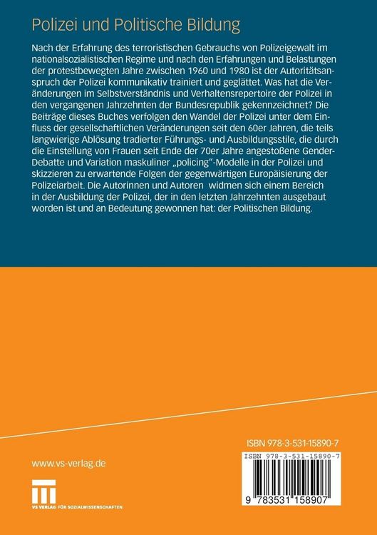 Produktbild: Polizei und Politische Bildung