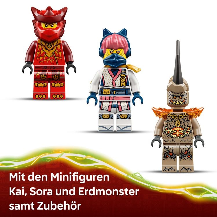 Produktbild: LEGO NINJAGO 71851 Kais Drachen-Mech Battle Set, Spielzeug mit 3 Figuren