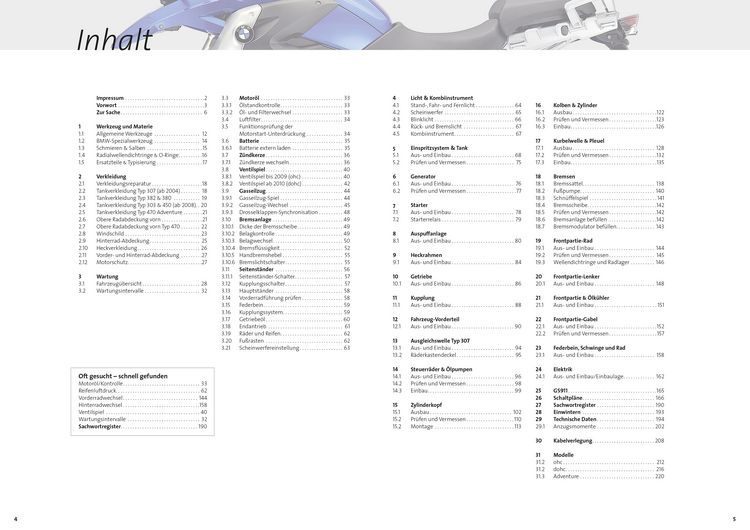 Produktbild: BMW R1200 GS, Adventure 2004-2013, Reparaturanleitung