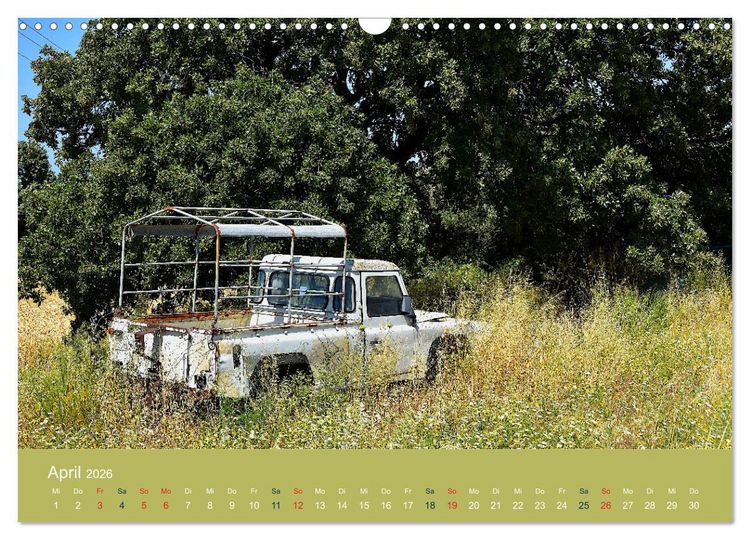 Produktbild: Alte Autos aus Europa (Wandkalender 2026 DIN A3 quer), CALVENDO Monatskalender