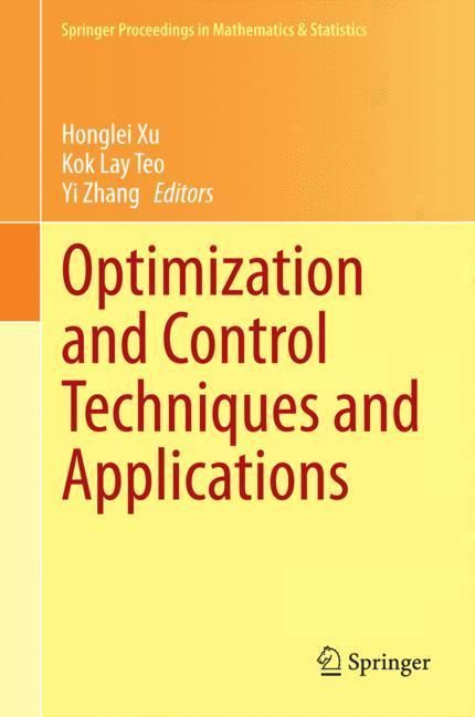 Produktbild: Optimization and Control Techniques and Applications