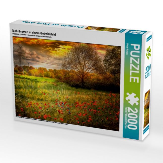 Produktbild: Mohnblumen in einem Getreidefeld (Puzzle)