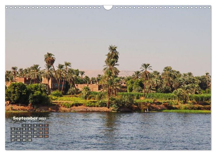 Produktbild: &Auml;gypten - Landschaften entlang des Nils (Wandkalender 2027 DIN A3 quer), CALVENDO Monatskalender
