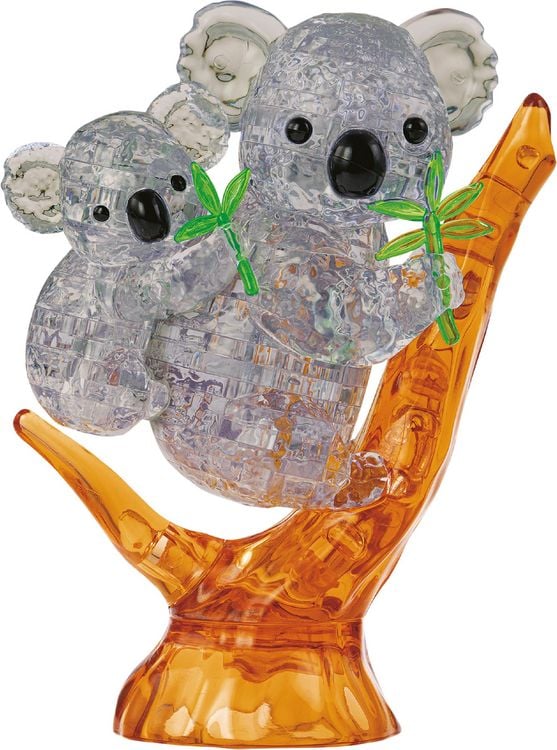 Produktbild: 3D Crystal Puzzle - Koalab&auml;renpaar - 62 Teile