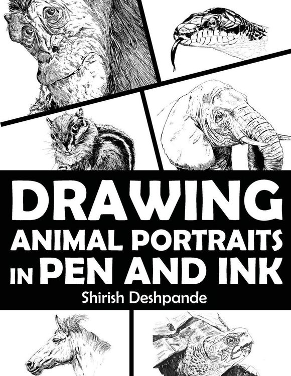 Produktbild: Drawing Animal Portraits in Pen and Ink