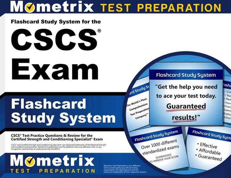 Produktbild: Flashcard Study System for the CSCS Exam