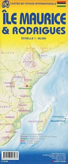 Produktbild: Mauritius and Rodrigues Travel Reference Map