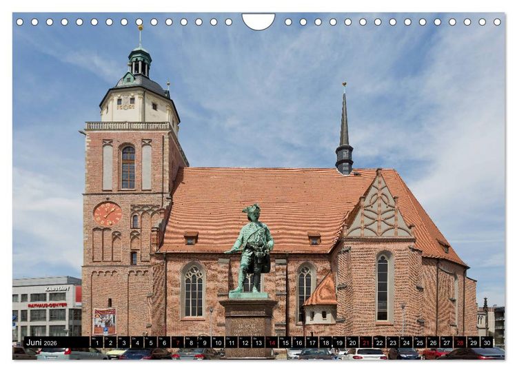 Produktbild: DESSAU - Eine Stadt mit vielen Gesichtern (Wandkalender 2026 DIN A4 quer), CALVENDO Monatskalender