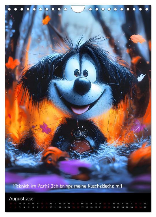 Produktbild: Good morning dog (Wandkalender 2026 DIN A4 hoch), CALVENDO Monatskalender