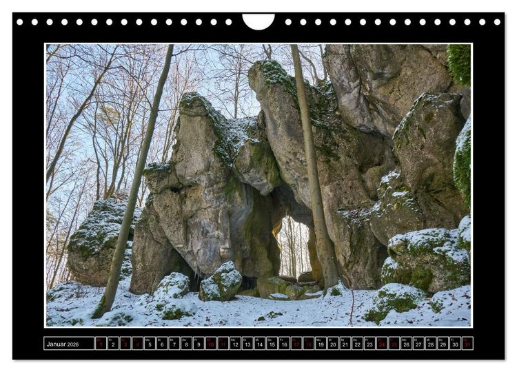 Produktbild: Wunderwelt Fr&auml;nkische Schweiz (Wandkalender 2026 DIN A4 quer), CALVENDO Monatskalender